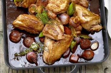 Braised Burgundy chicken Braised Burgundy chicken