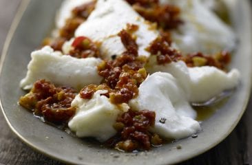 Marinated chilli mozzarella
