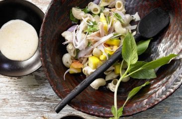 Curried noodle salad