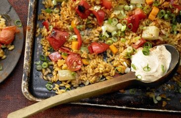 Vegetarian paella