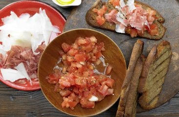 Crispy bruscetta Crispy bruscetta