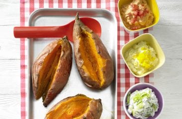 Baked sweet potatoes