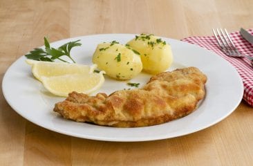 Classic Viennese schnitzel