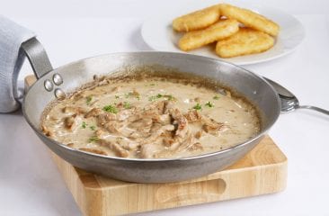 Stew in white wine sauce