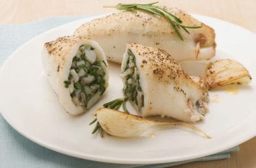 Stuffed calamari