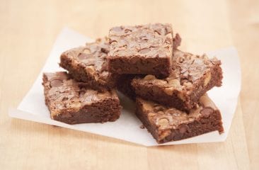 Brownie with chocolate chips Brownie with chocolate chips
