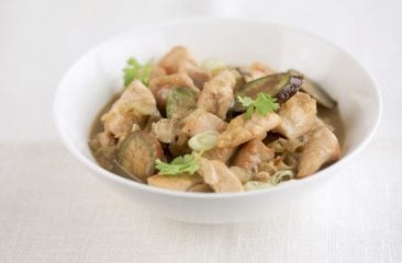 Green curry with chicken