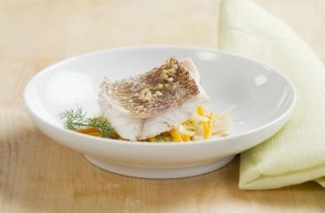 Red snapper with vegetables