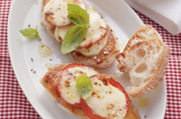 Baked chicken breast with tomatoes