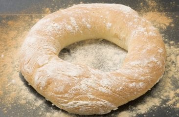 Ciabatta bread ring