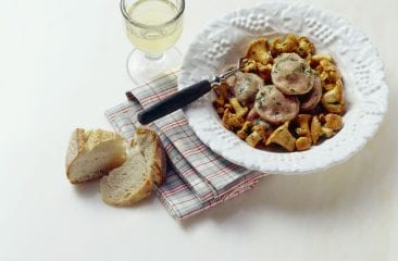 Beetroot gnocchi with spinach filling