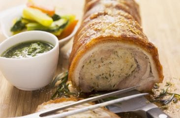 Roast pork roll Roast pork roll