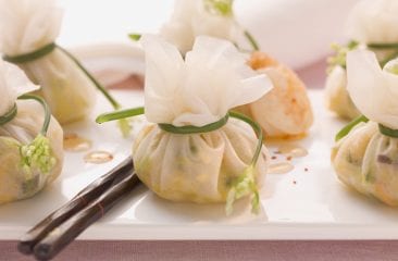 Chinese prawn dumplings