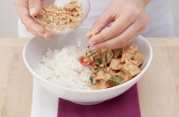 Thai curry with braised pork