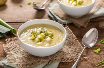 Leek and potato soup Leek and potato soup