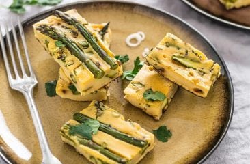 Asparagus omelette without eggs Asparagus omelette without eggs