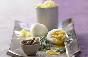 Tarragon and mustard eggs