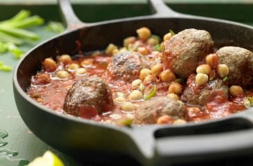 Oriental lamb meatballs