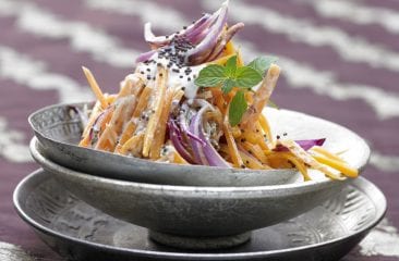 Carrot and yogurt salad