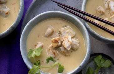 Creamy sweet potato soup