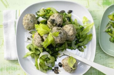 Home-made wholegrain dumplings