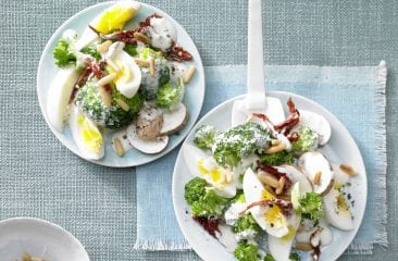 Broccoli and egg salad