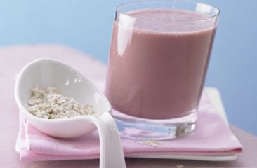 Quick cherry banana smoothie