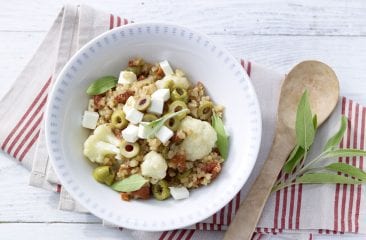 Mediterranean cauliflower and rice