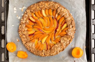 Apricot peach galette