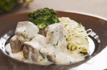 Veal fricassee Veal fricassee