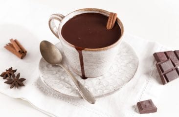 Home-made hot chocolate