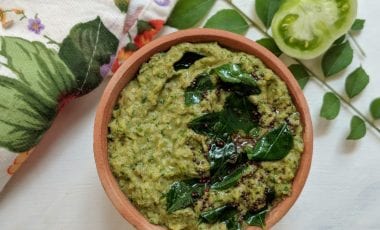 Green Tomato Chutney from Karnataka Green Tomato Chutney from Karnataka