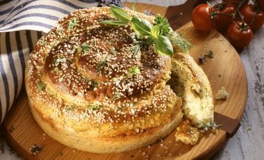Herby potato bread Herby potato bread