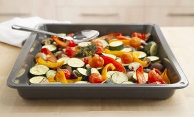 Baked vegetables