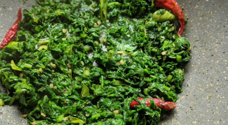 Spinach Poriyal - FreshMAG