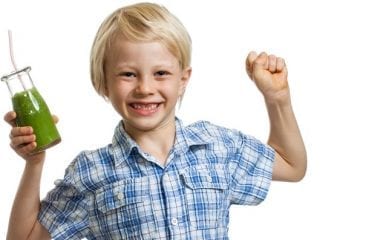 Spinach smoothie for kids