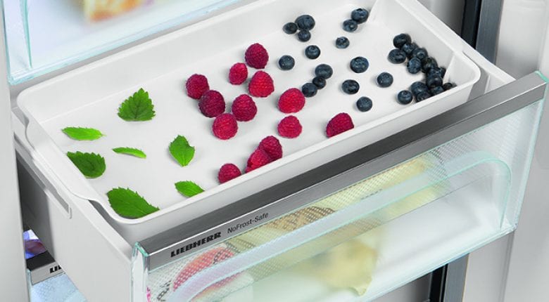 Liebherr herb and berries freezer tray