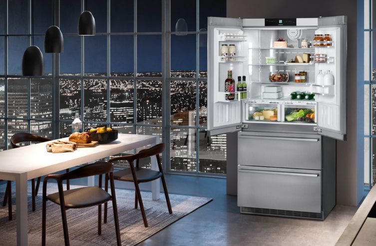 Liebherr Frenchdoor Fridge Freezers Blog Liebherr French Door Cbnes6256 Freestanding Fridge Freezer