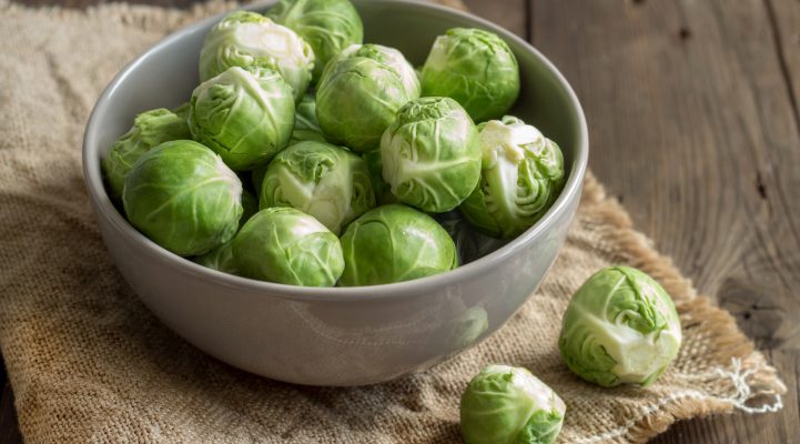 Brussels sprouts in a bowl