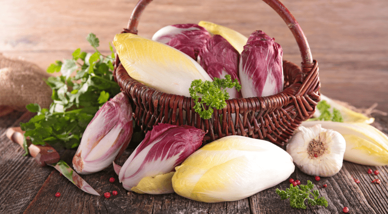 Chicory in a basket