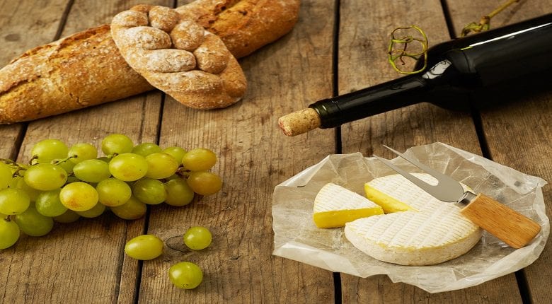 Grapes, Bread and Cheese