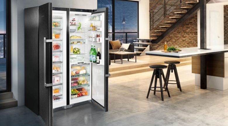 large refrigerator side by side