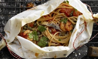 Prawn spaghetti