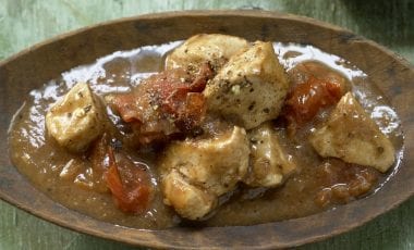 Tangy chicken curry