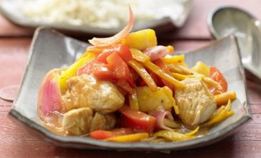 Fruity turkey breast