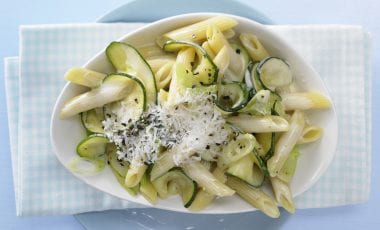 Courgette pasta