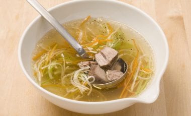 Beef broth with vegetables Beef broth with vegetables