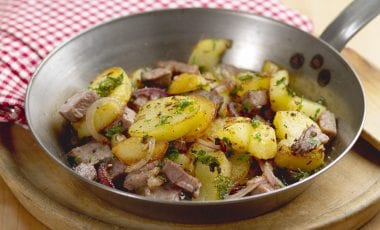 Tyrolean potatoes with beef