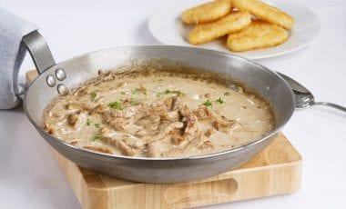 Stew in white wine sauce