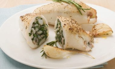 Stuffed calamari